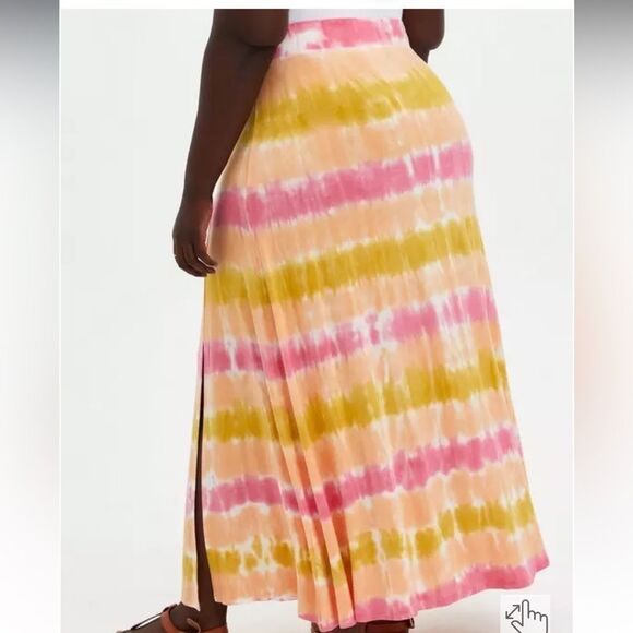 Torrid Maxi Jersey Side Slit Skirt size 1X - Picture 13 of 13